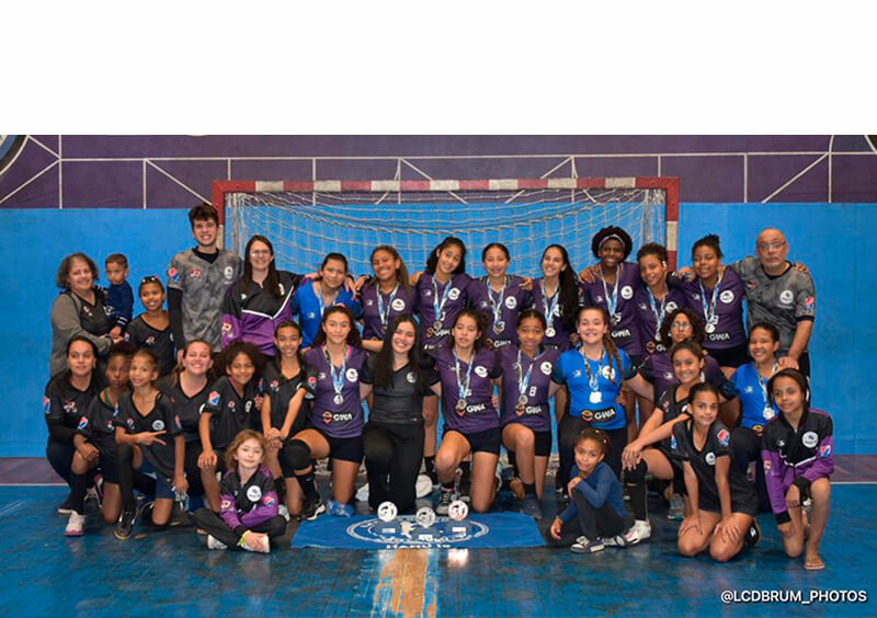 Handebol Feminino Sub-14 no dia 10 de maio de 2023. 